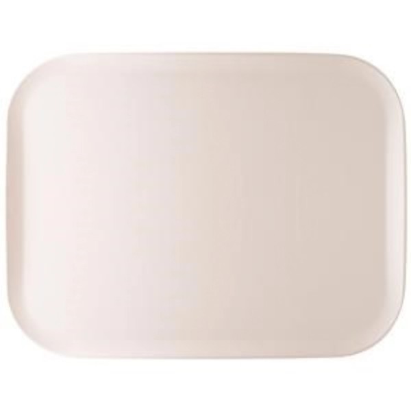 Tablett Roccaindia Grain pearl white 43x33cm