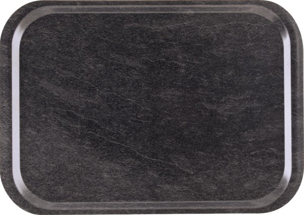 Tablett Fast Food Dark Marble 37.5x26.5cm