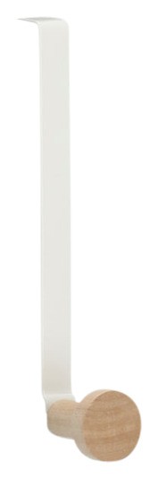 Türhaken weiss 3x9x18 cm