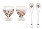 Eierbecher-Set romantic roses 4 tlg.