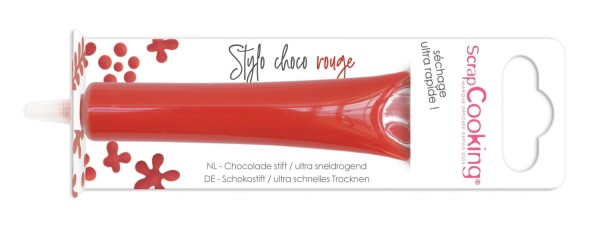 Stift mit Schokoladengeschmack rot 25g