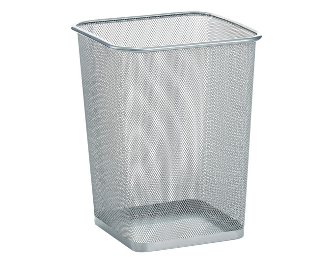 Papierk.Mesh silber26.8x26.8cm