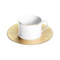 Infini Kaffeetasse mit UT gold, D16 H5.5cm, 14cl