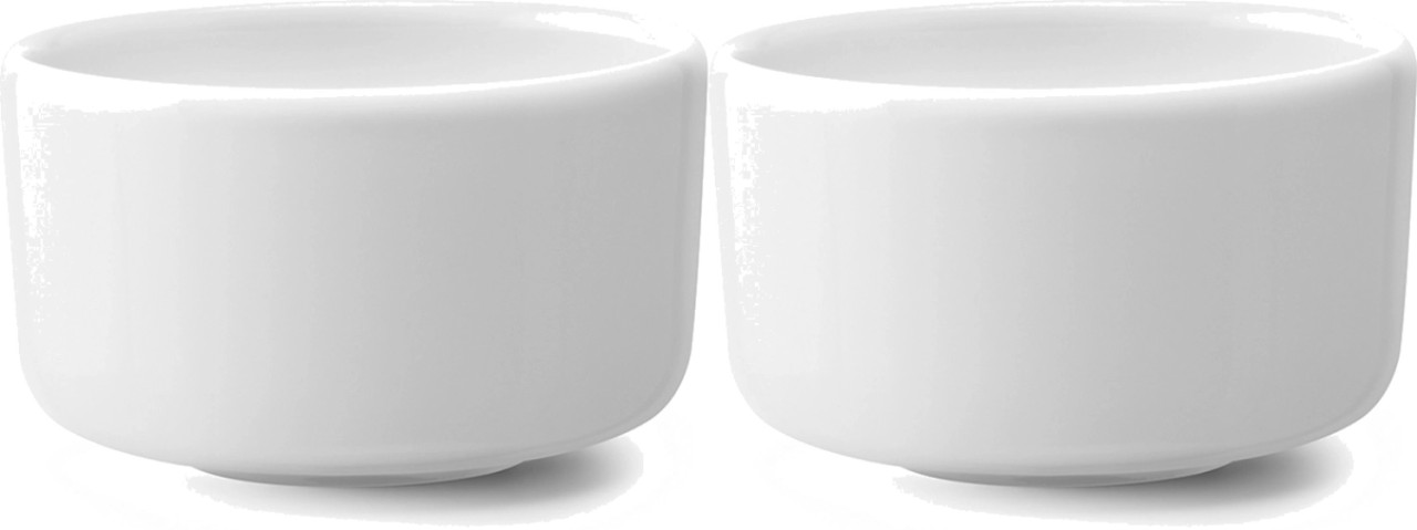 2er Set Collective Schale D8cm weiss