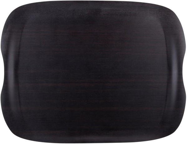 Tablett Earth Wave Dark Wood 42x32cm