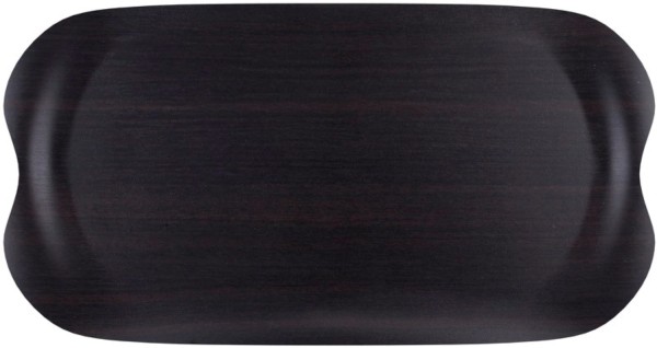 Tablett Earth Wave Dark Wood 42x22cm