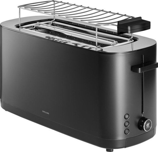 Enfinigy Toaster 2/4 mit Brötchenaufsatz schwarz