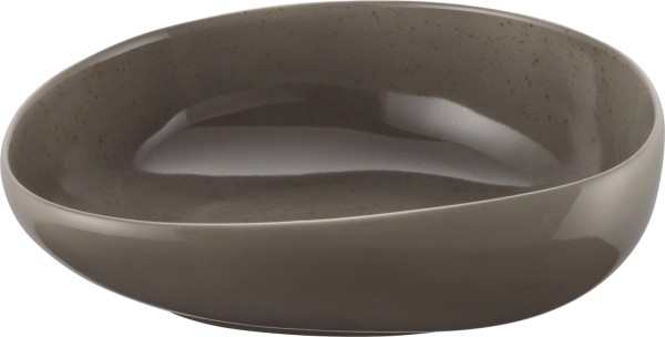 Pottery Unique Darkgrey Schüssel asymmetrisch 25cm 1.25lt