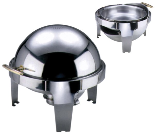 Chafing Dish rund 6.8lt, Einsatz D: 40cm, Rolltop