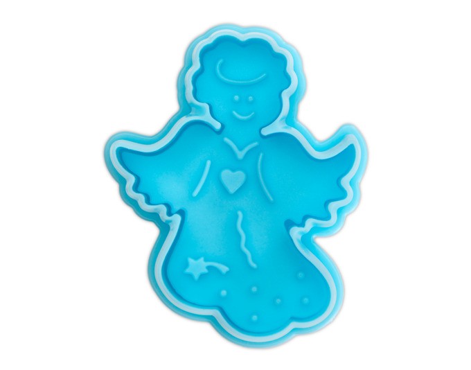Ausstecher Engel 5.5 hellblau