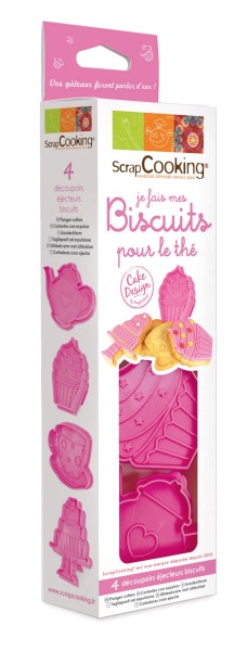 4er Set Ausstechformen Biscuits