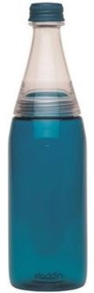 Fresco TwistGo Vakuum Edelstahl Flasche, 0.6 l, blau