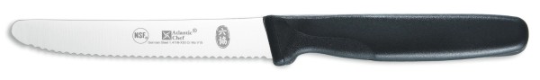 Atlantic Chef Universalmesser rundes Ende 11cm schwarz