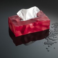 Kleenex-Box Wipy2 rechteckig rot