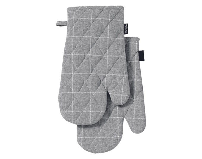 Ofenhandschuh grey 18x33 2Stk.