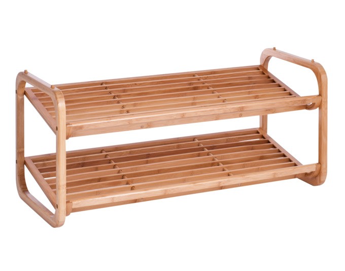 Schuhregal Bamboo 2Abl.74x33cm