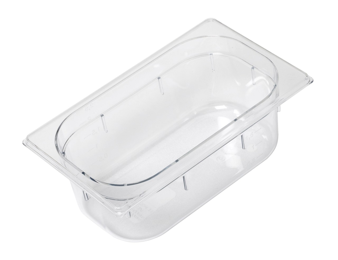 GN Behälter 1/4 Polycarbonat H10cm transparent