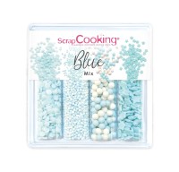 4er Set Zuckerstreusel Mix blau 64g