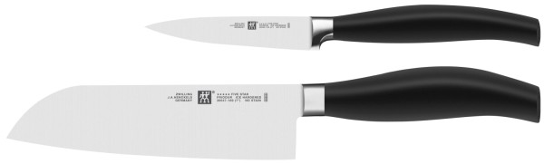 2tlg Five Star Messerset (Spick-+Santoku)