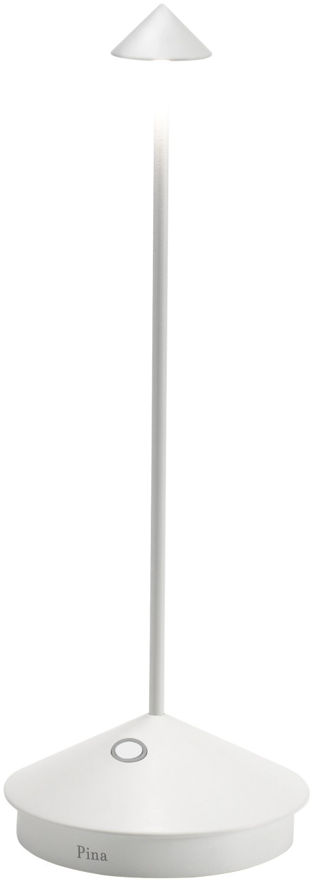 Pina Tischlampe 10.5x29cm weiss