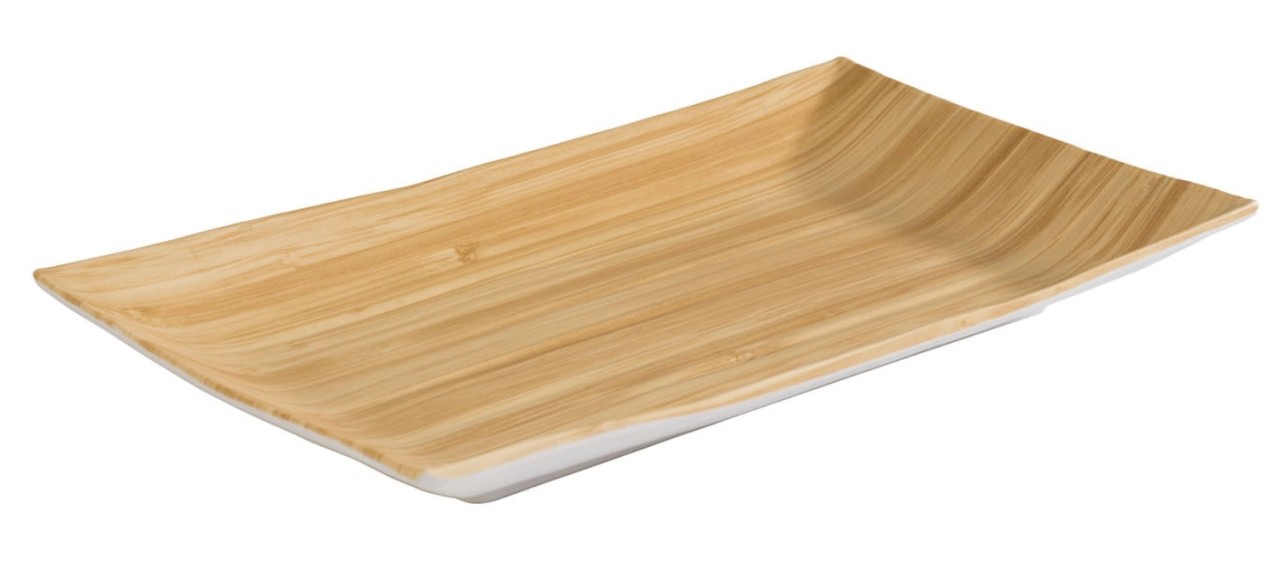 Tablett BAMBOO 24.5x15.5cm H: 3cm