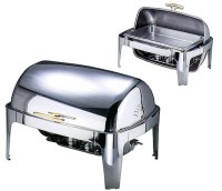 Roll-Top Chafing Dish 66x35cm, Heizplatte el. regulierbar