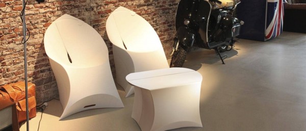 Flux Chair – der faltbare Stuhl antharazit