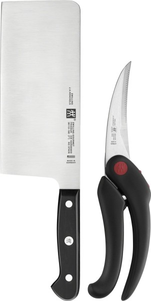 2tlg Gourmet Messerset (Hackm.+Schere)