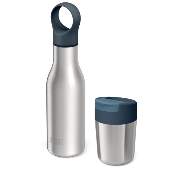 Geschenkset Refill Reuse Repeat, Travel Mug und Flasche