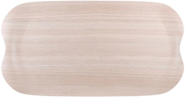 Tablett Earth Wave Light Wood 42x22cm