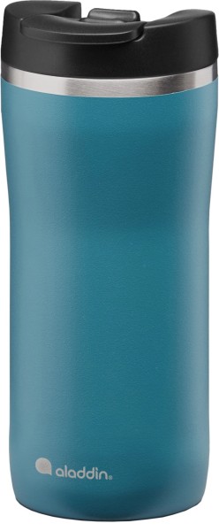 Mocca Thermavac Leak-Lock Stain. St. Mug 0.35L Aqua Blue