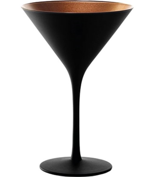 Elements Cocktailschale 240ml schwarz/bronze