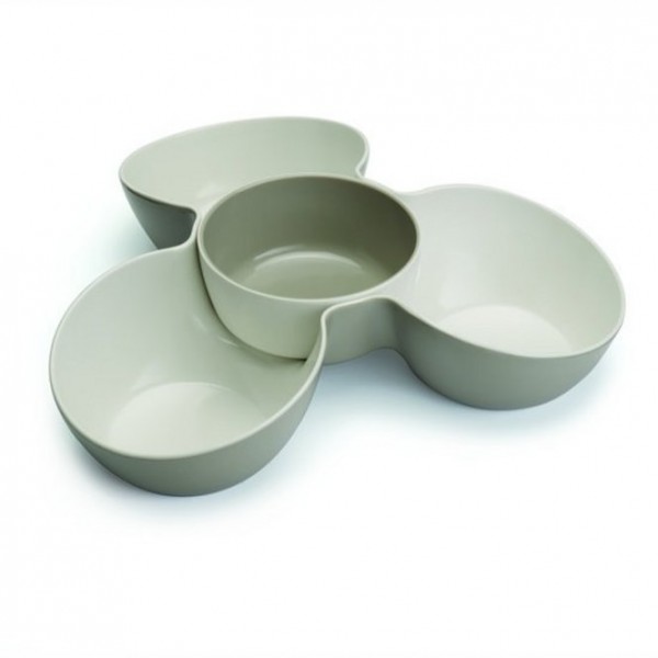 Servierschale Joseph Joseph Triple Dish Weiß (2-teilig)