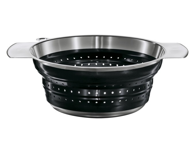Salatsieb faltbar schwarzø24cm