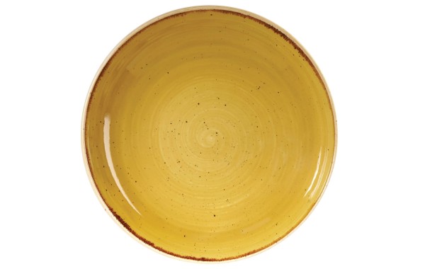 Stonecast Mustard Coupe Teller tief 31cm