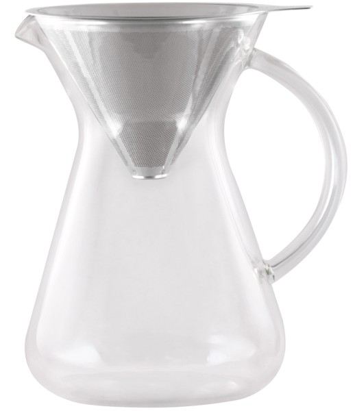 Playground Slow Coffee Maker silber 0.6lt D12cm H16cm