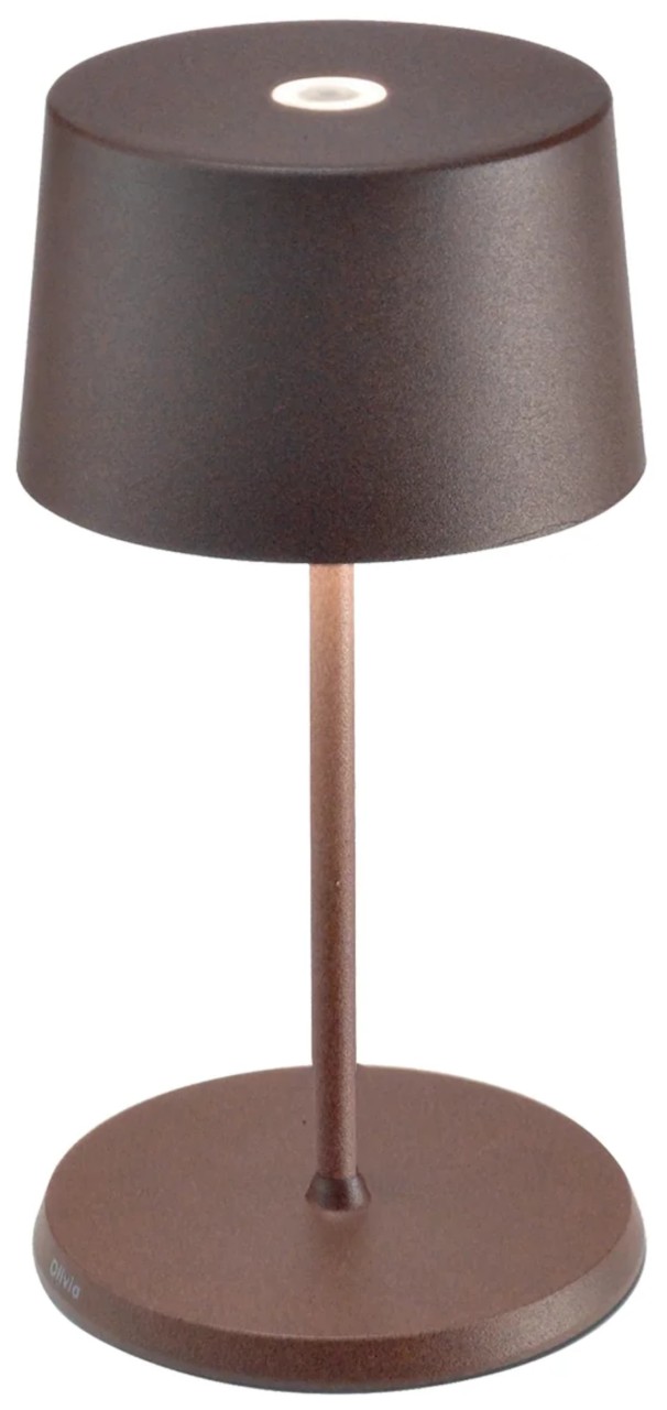 Oliva Tischlampe mini D11x22cm corten