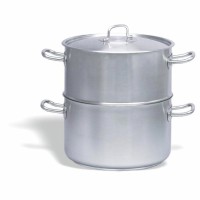 Inox Pro Dampfgar Set mit Deckel 35cm H:21cm 20lt