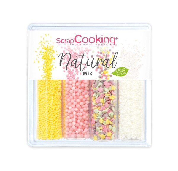 4er Set Zuckerstreusel Mix bunt 74g