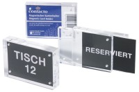 Acryl-Kartenhalter, magnetisch