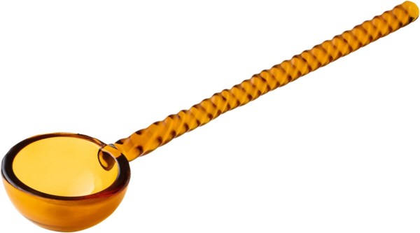 Playground Spoons Glaslöffel 14cm gelb Muster gelb