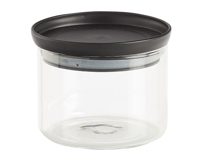 Vorratsglas m.D. schwarz 0.35l